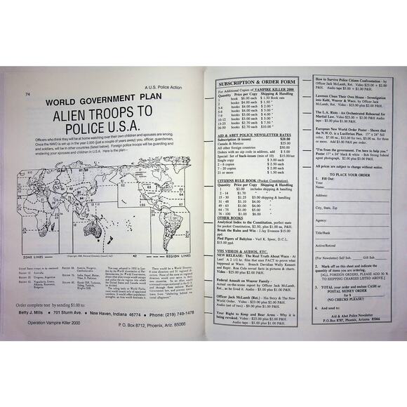 Operation Vampire Killer 2000 Original 1992 Publisher Printing - Picture 13 of 14